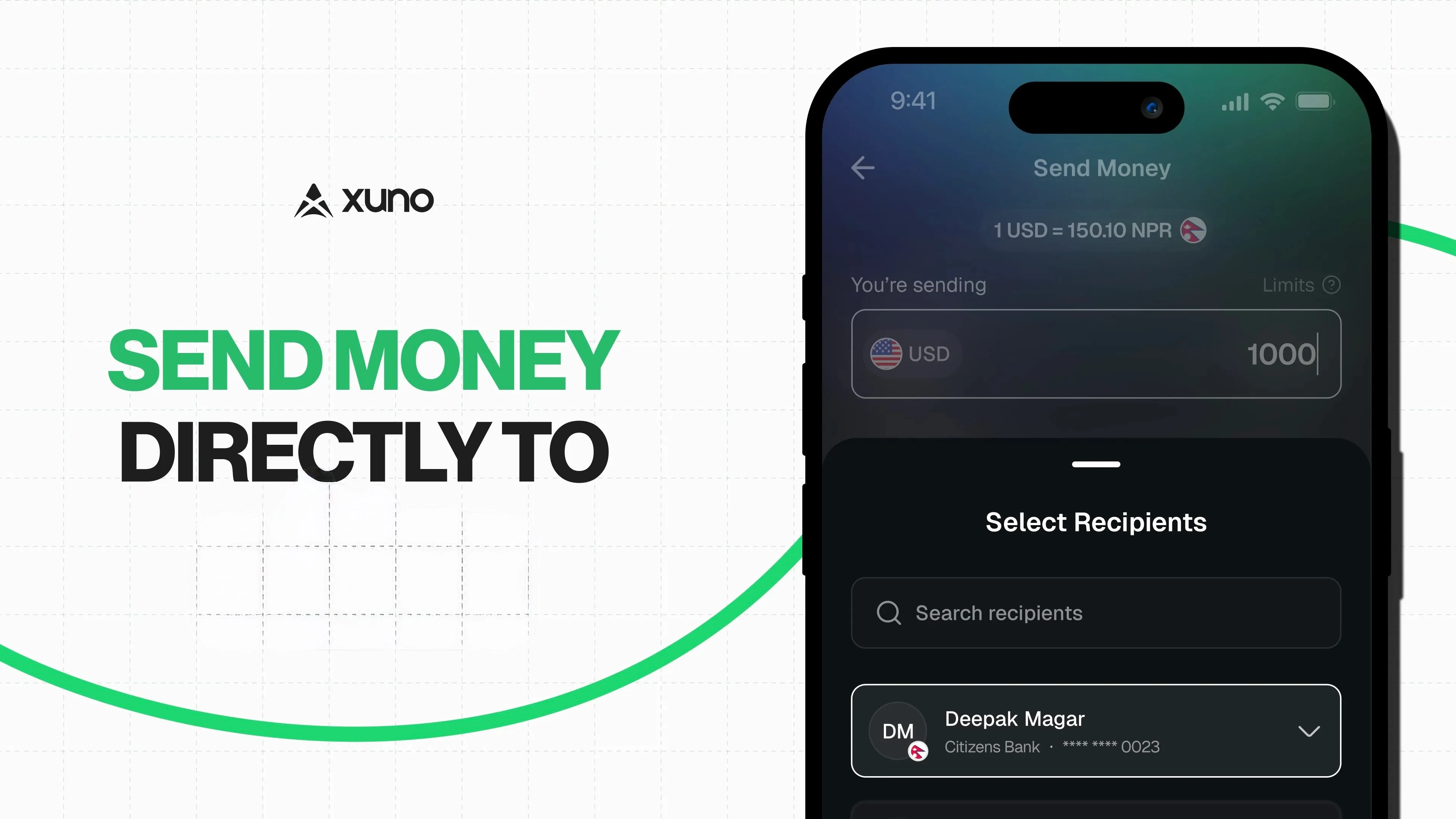 Send money directly to Kumari Bank in Nepal with Xuno