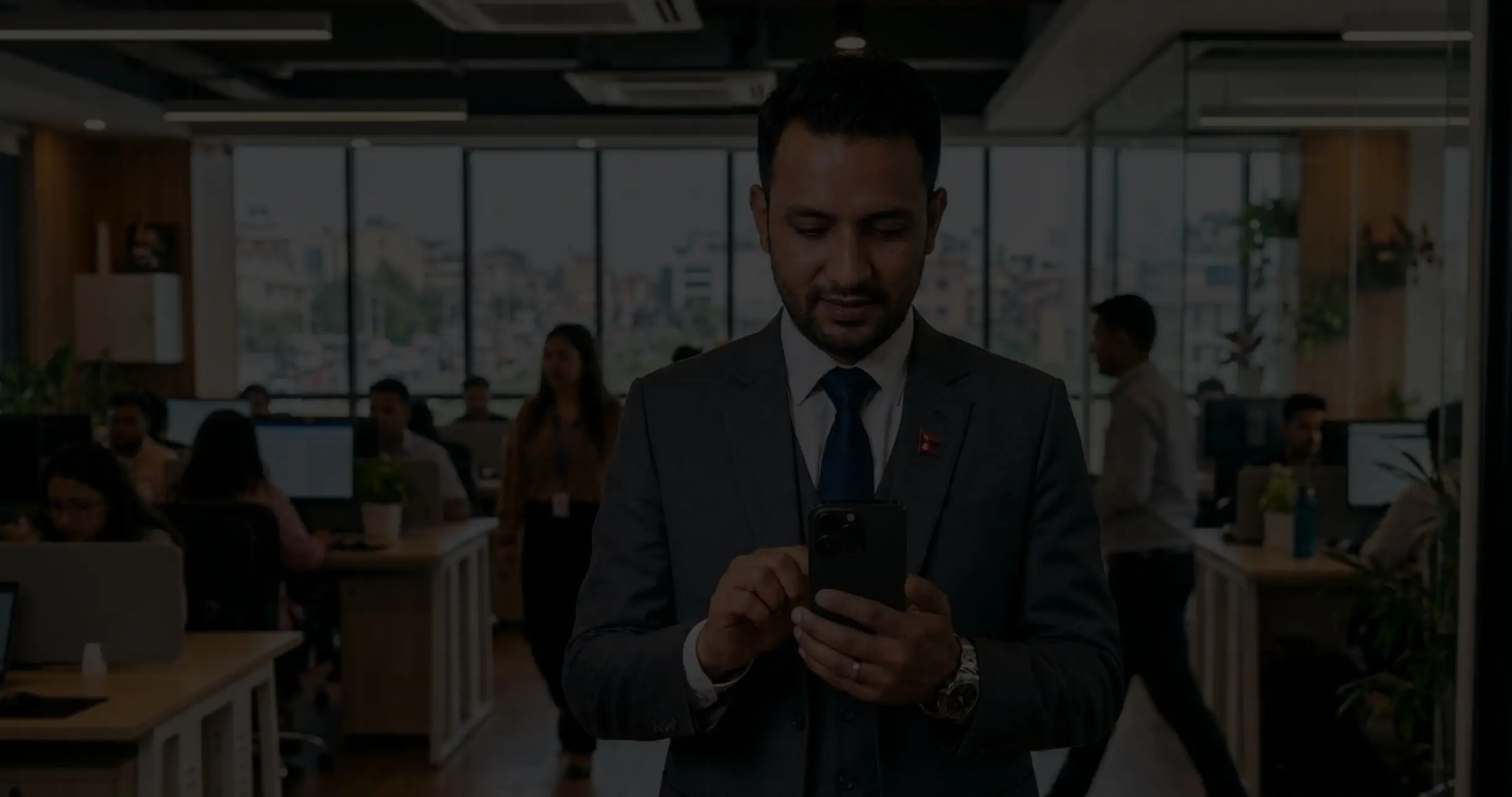 Background for Large Screens